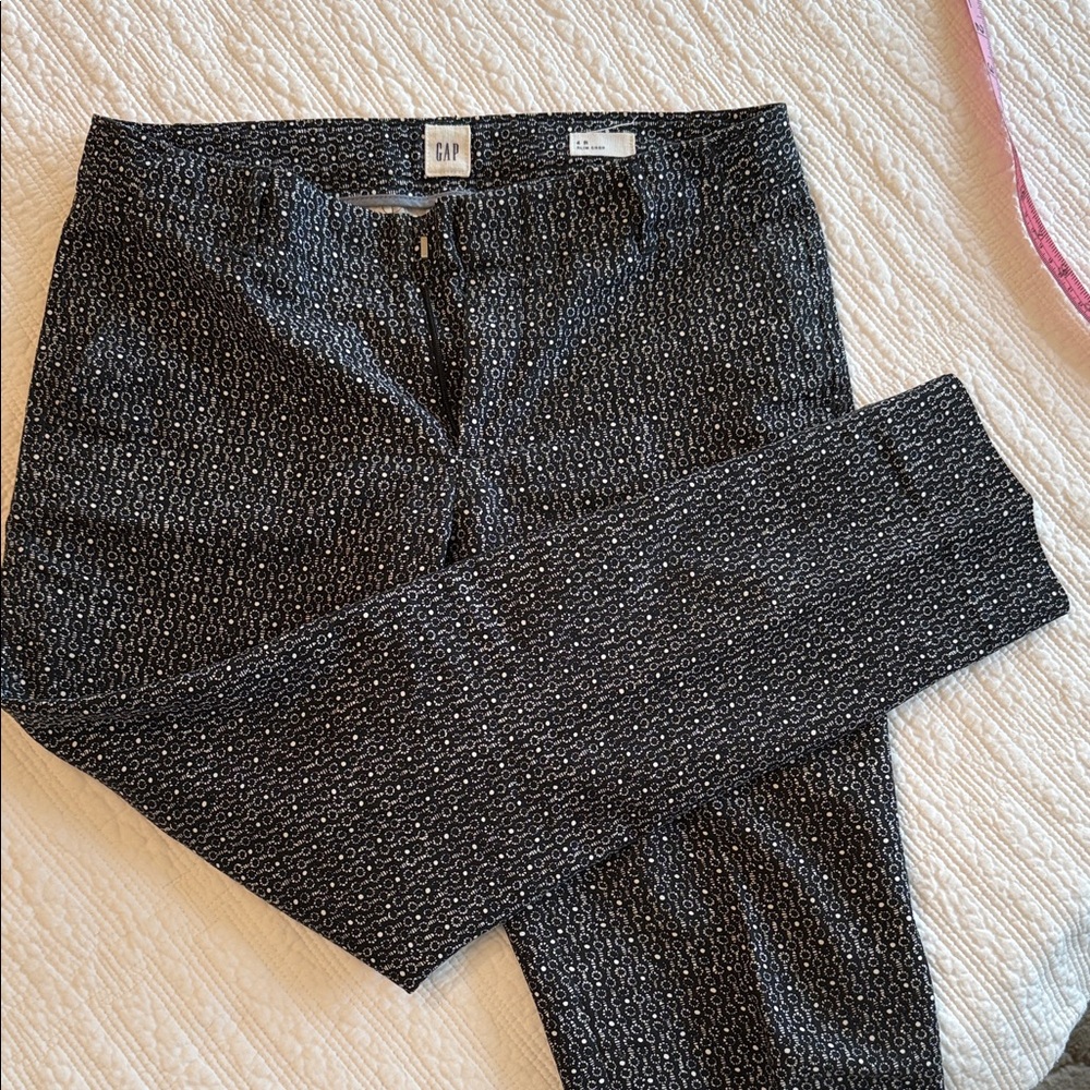 GAP women’s, cotton small print ankle Pants